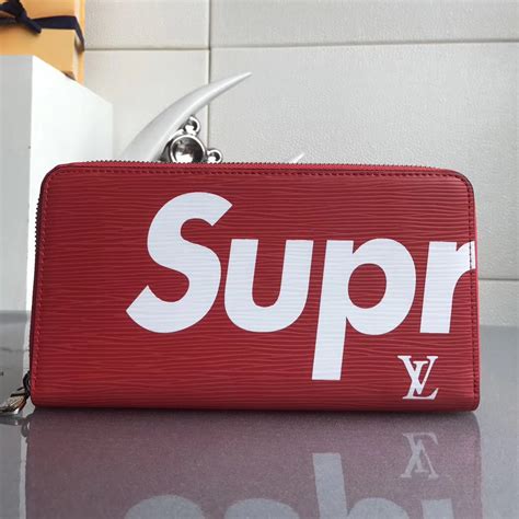 supreme x lv wallet price|real supreme wallet.